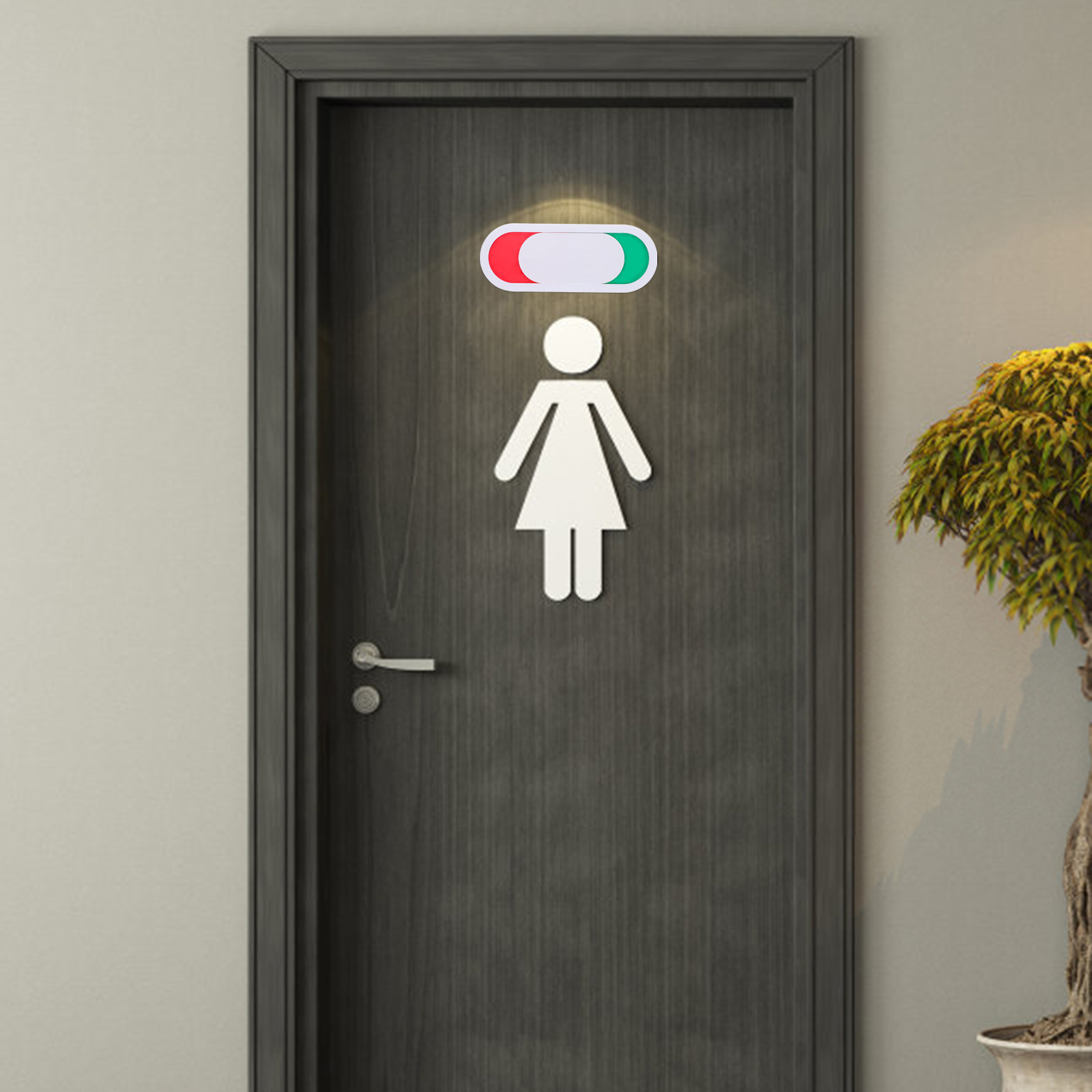 Home Bathroom Occupied Sign - Znak na drzwi toalety „Zajęte/Wolne” z