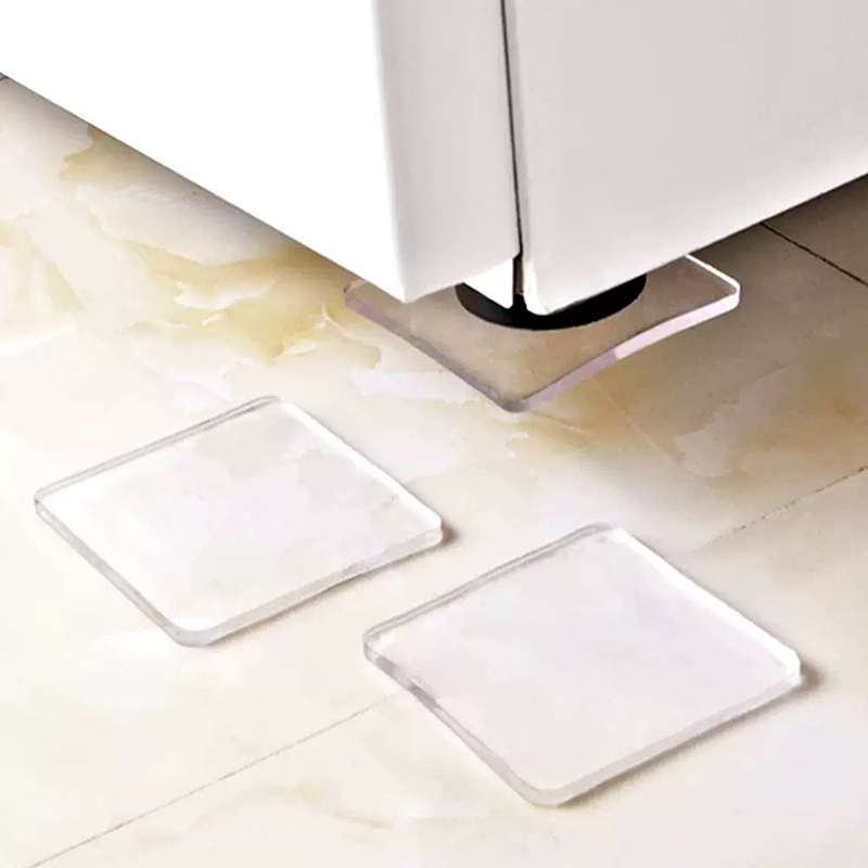 Home Bathroom Mats - 4/12 szt. Mata antywibracyjna antypoślizgowa pod