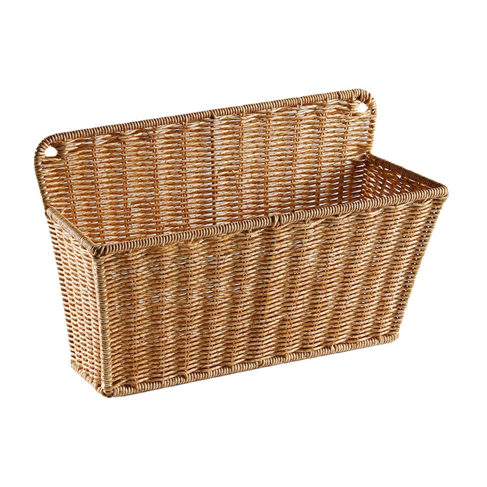 Home Essentials Bathroom Organizer - Skandynawski Styl Tkany Kosz do Przechowywania