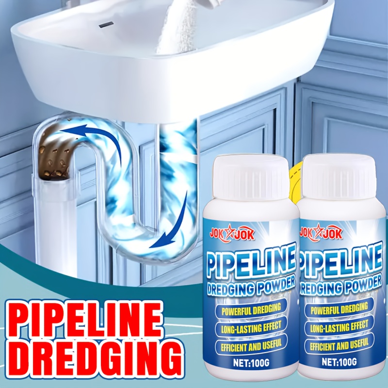 Home Kitchen Bathroom Cleaning - Mocny proszek do czyszczenia odpływów, do