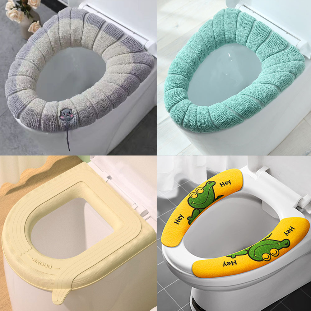Zara Home Bathroom - Uniwersalny pokrowiec na deskę sedesową Zimowa
