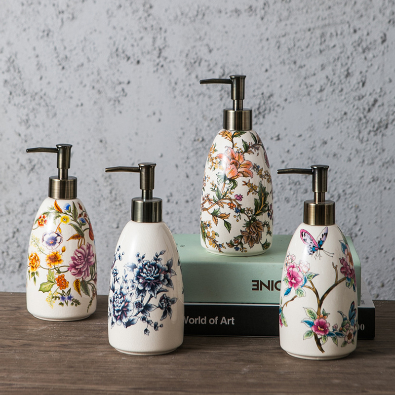 Zara Home Bathroom - Butelka na balsam ceramiczna w stylu