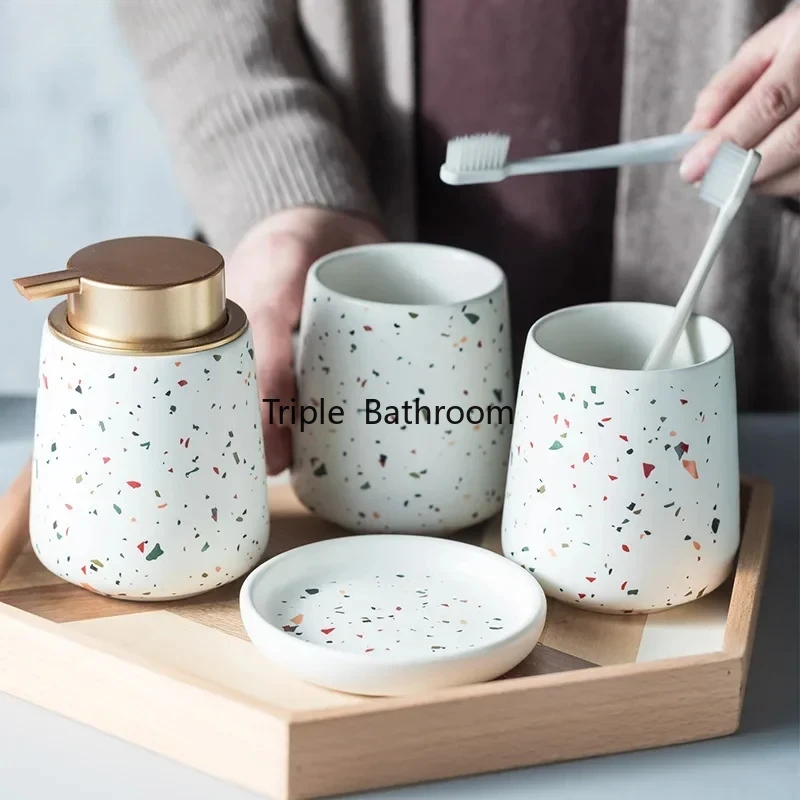 Zara Home Bathroom - Europejska dekoracja łazienki Akcesoria łazienkowe, ceramika