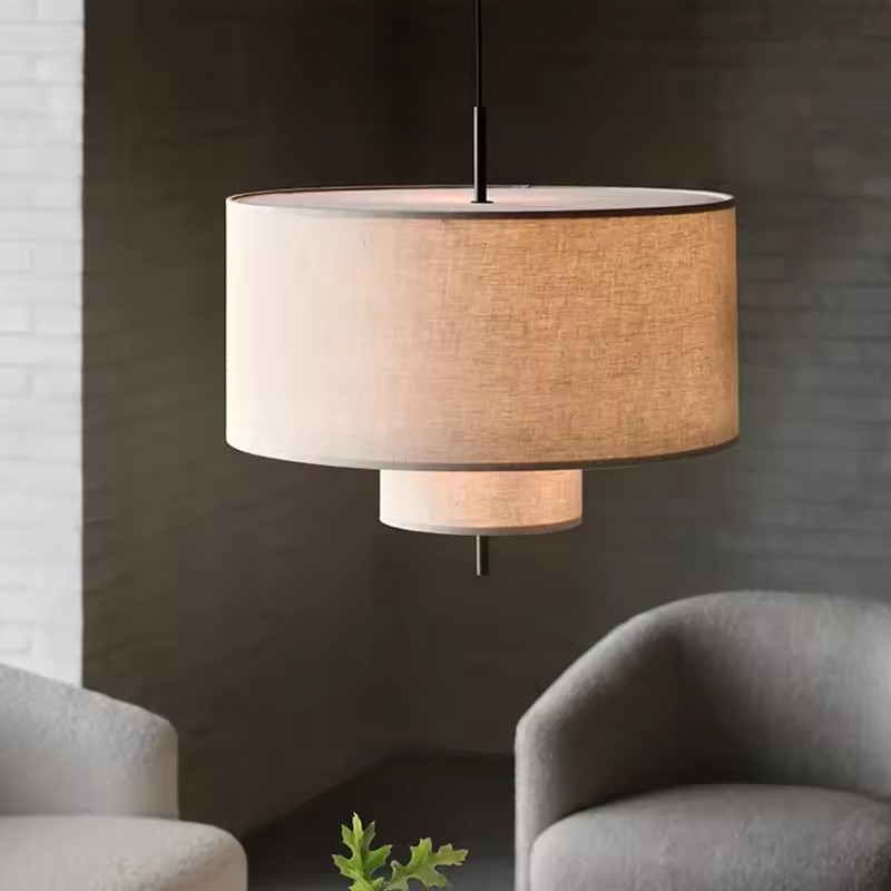 Japanese Home Bathroom Design - ﻿ Lampa wisząca Wabi Sabi, ręcznie