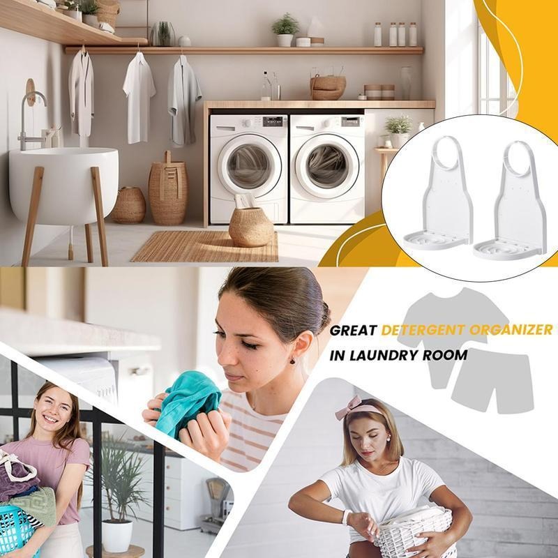 Home Essentials Bathroom Organizer - 4-pojemnikowy składany dozownik do detergentu do