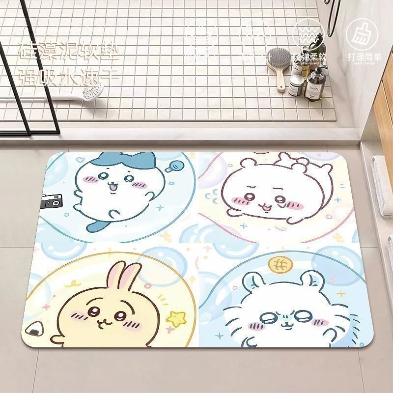 Home Bathroom Mats - Anime Chiikawa Hachiware Usagi Mata do