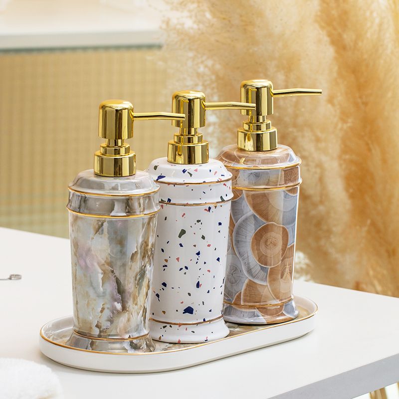 Zara Home Bathroom - Ceramiczna butelka z płynem do dezynfekcji