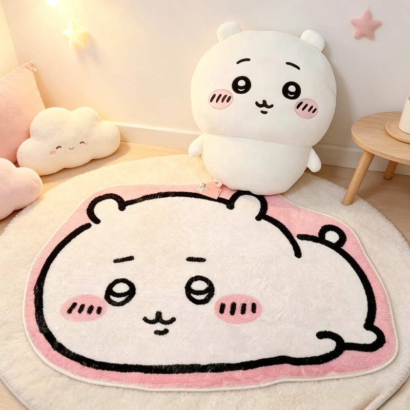 Home Bathroom Mats - Dywanik Chiikawa z motywem anime Hachiware