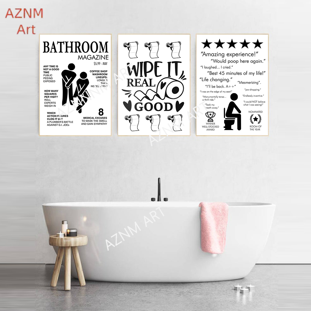 Obraz na płótnie do dekoracji  – Home Bathroom Toilet recenzja i cena
