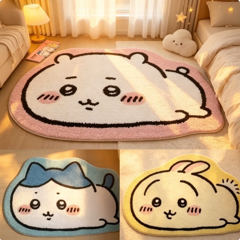 Ciepły dywan z motywem Chiikaw – Home Bathroom Mats recenzja i cena