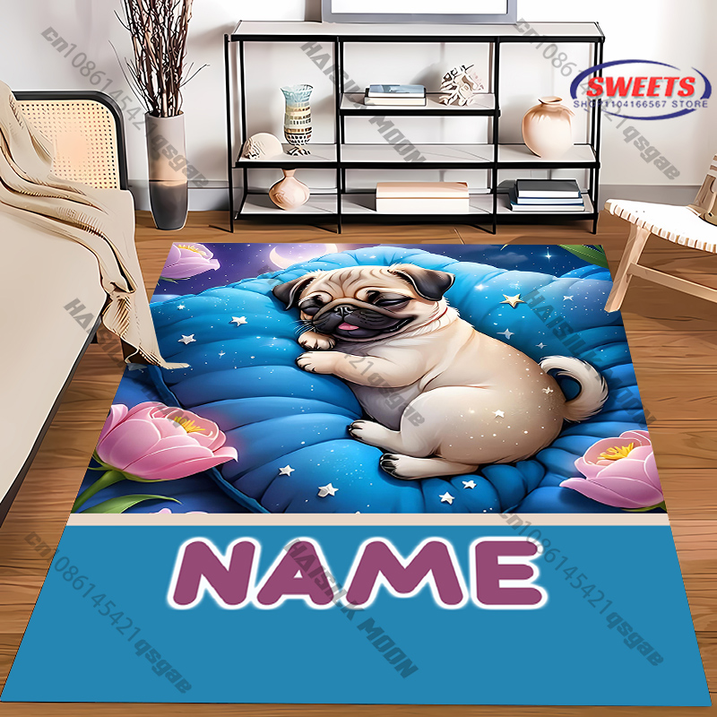 Spersonalizowany dywan z motyw – Home Bathroom Name recenzja i cena