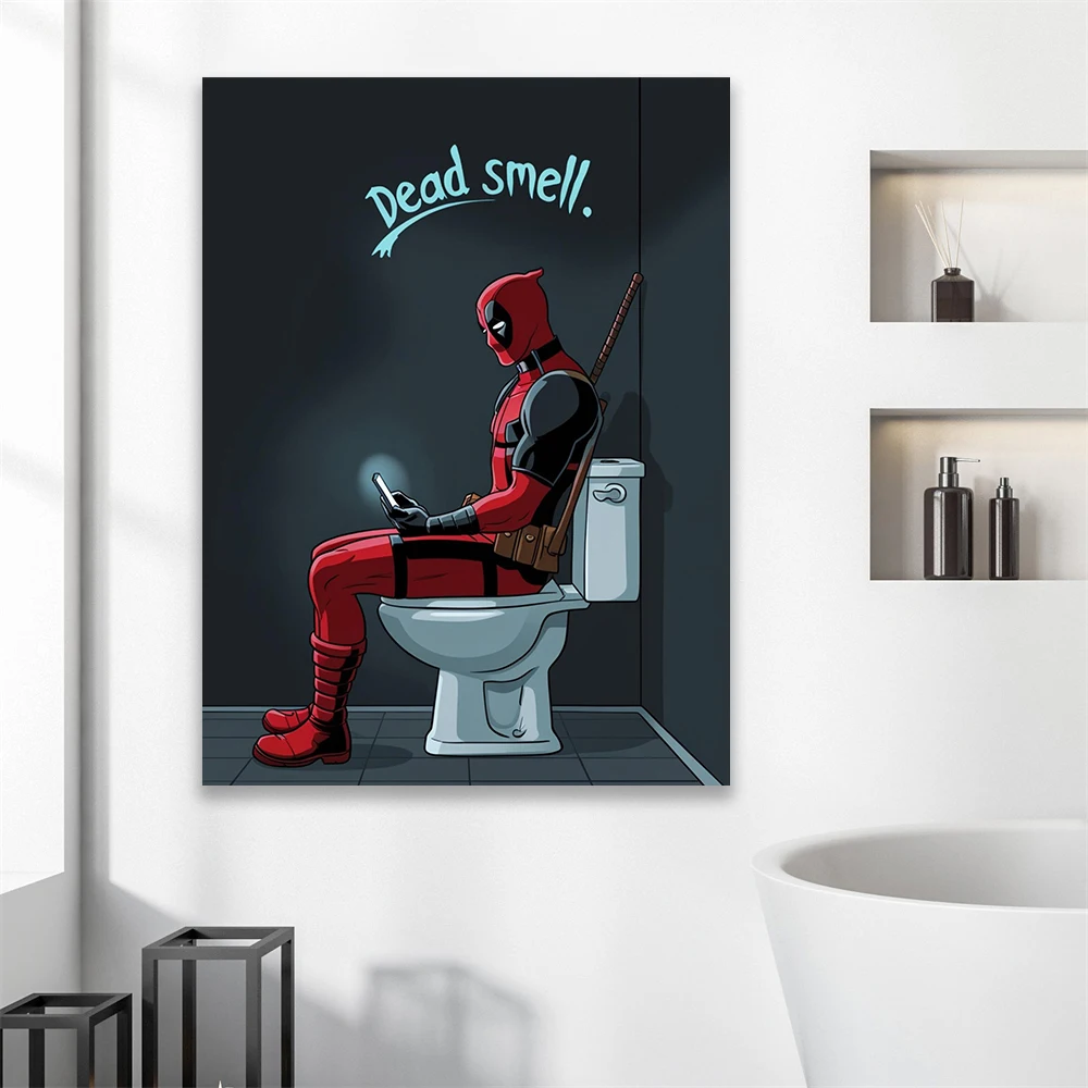 1 szt. bezramowy plakat do łaz – Home Bathroom Toilet recenzja i cena