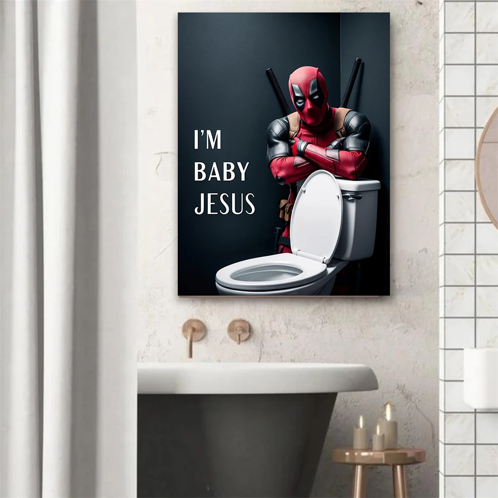 1 szt. bezramowy plakat do łaz – Home Bathroom Toilet recenzja i cena