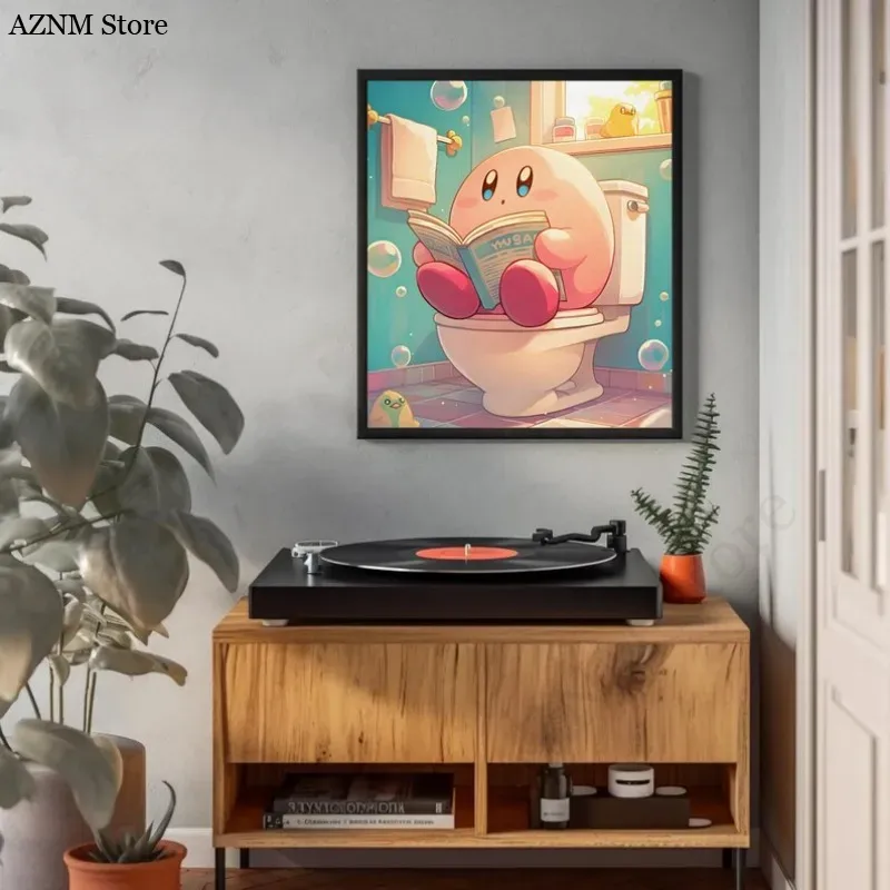Zabawny Plakat z Kreskówkowymi – Home Bathroom Toilet recenzja i cena