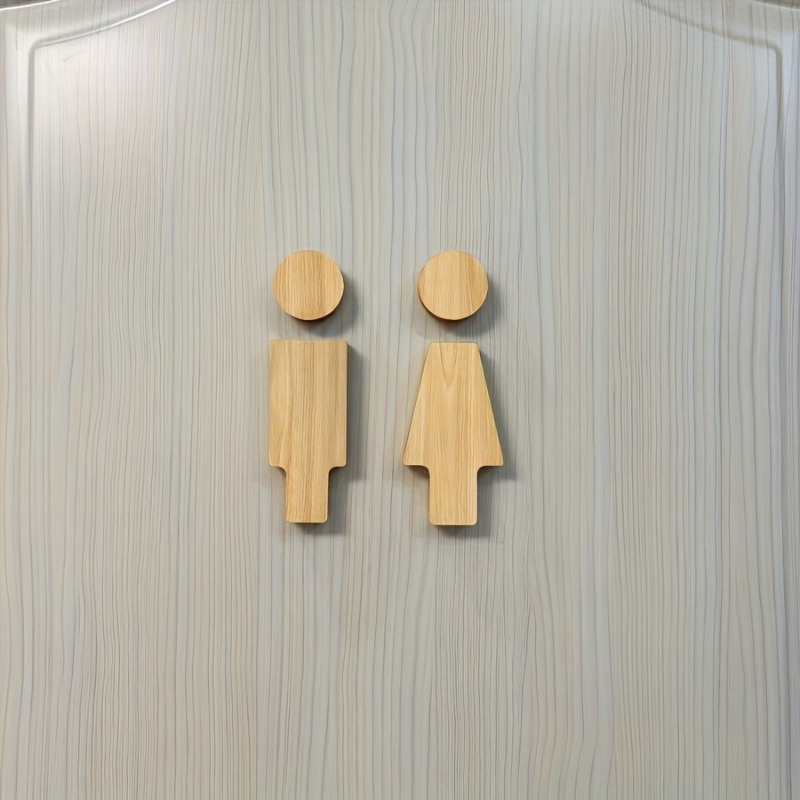 2 SZT. Drewniany Znak Łazienko – Home Bathroom Equipment recenzja i cena
