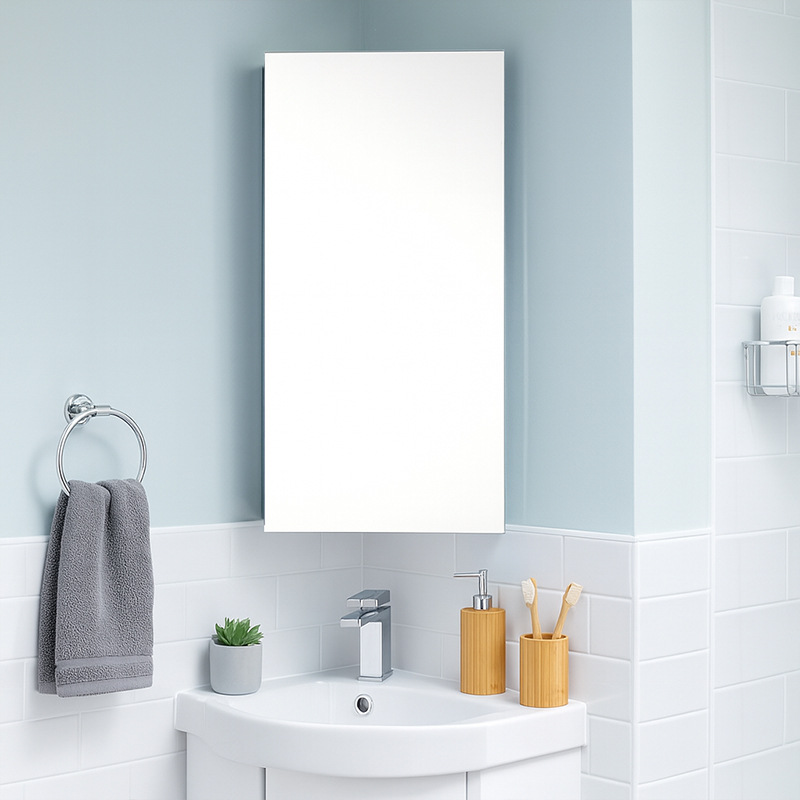 Szafka łazienkowa trójkątna z  – Home Theater Bathroom recenzja i cena