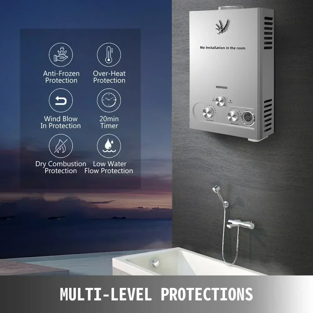 SIHAO 12L 16L 18L GPM Gazowy P – Home Bathroom Water Heater recenzja i cena