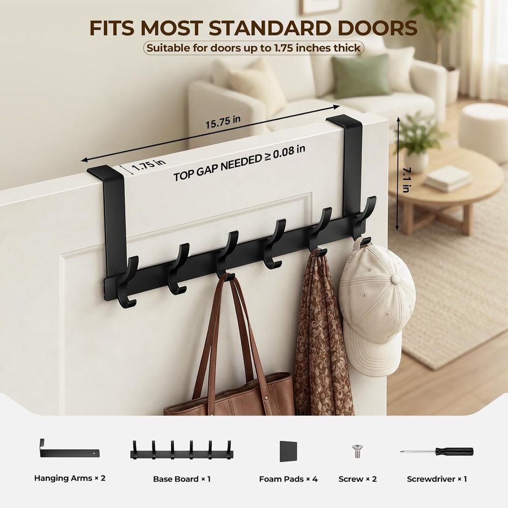 Haczyki nad drzwi, wieszaki na – Home Essentials Bathroom Rack recenzja i cena