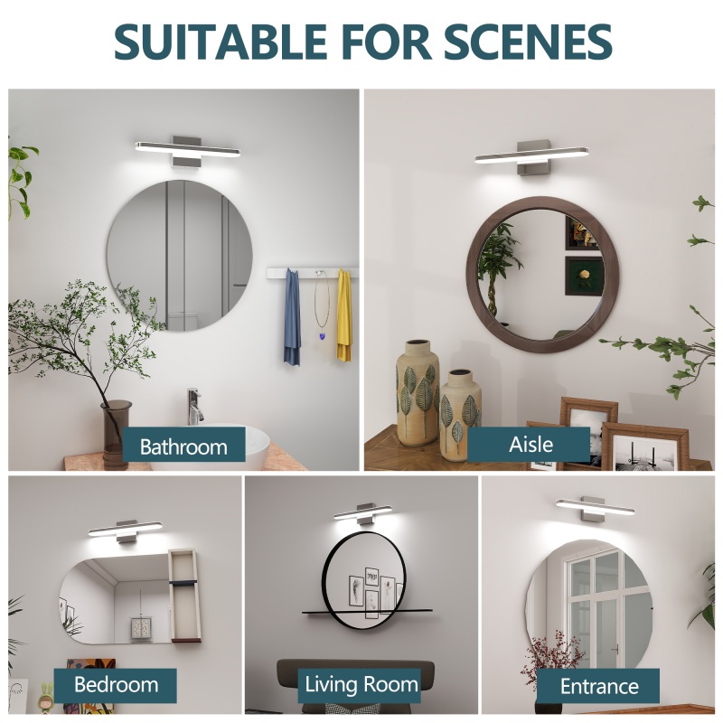 Nowoczesne lampy LED do lustra – Home Theater Bathroom recenzja i cena