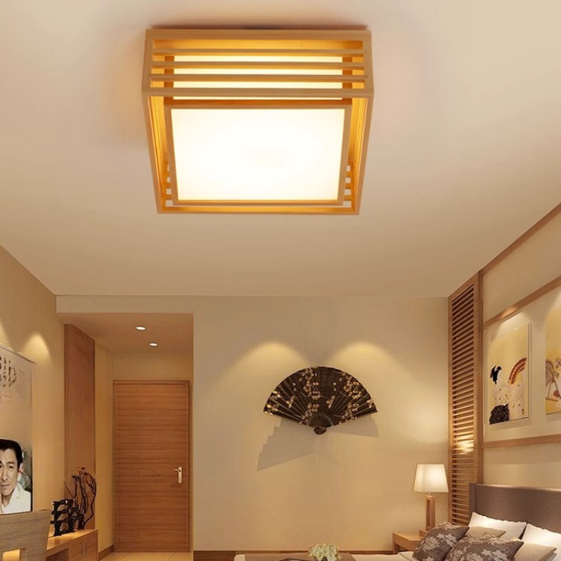 Japońska Lampa Sufitowa LED z  – Japanese Home Bathroom Design recenzja i cena