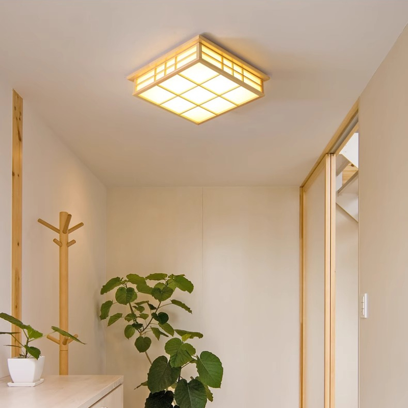 Japońska Lampa Sufitowa LED z  – Japanese Home Bathroom Design recenzja i cena
