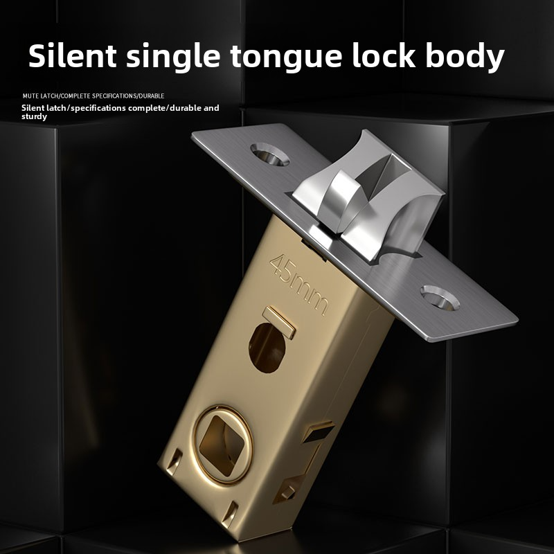 Wytrzymałe metalowe ciche zamk – Home Bathroom Door recenzja i cena