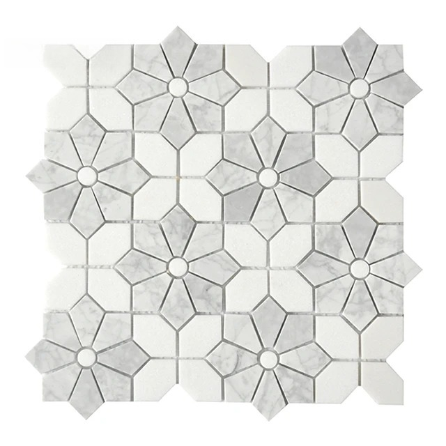 Mozaika z marmurowych płytek w – Home Bathroom Tiles Design recenzja i cena