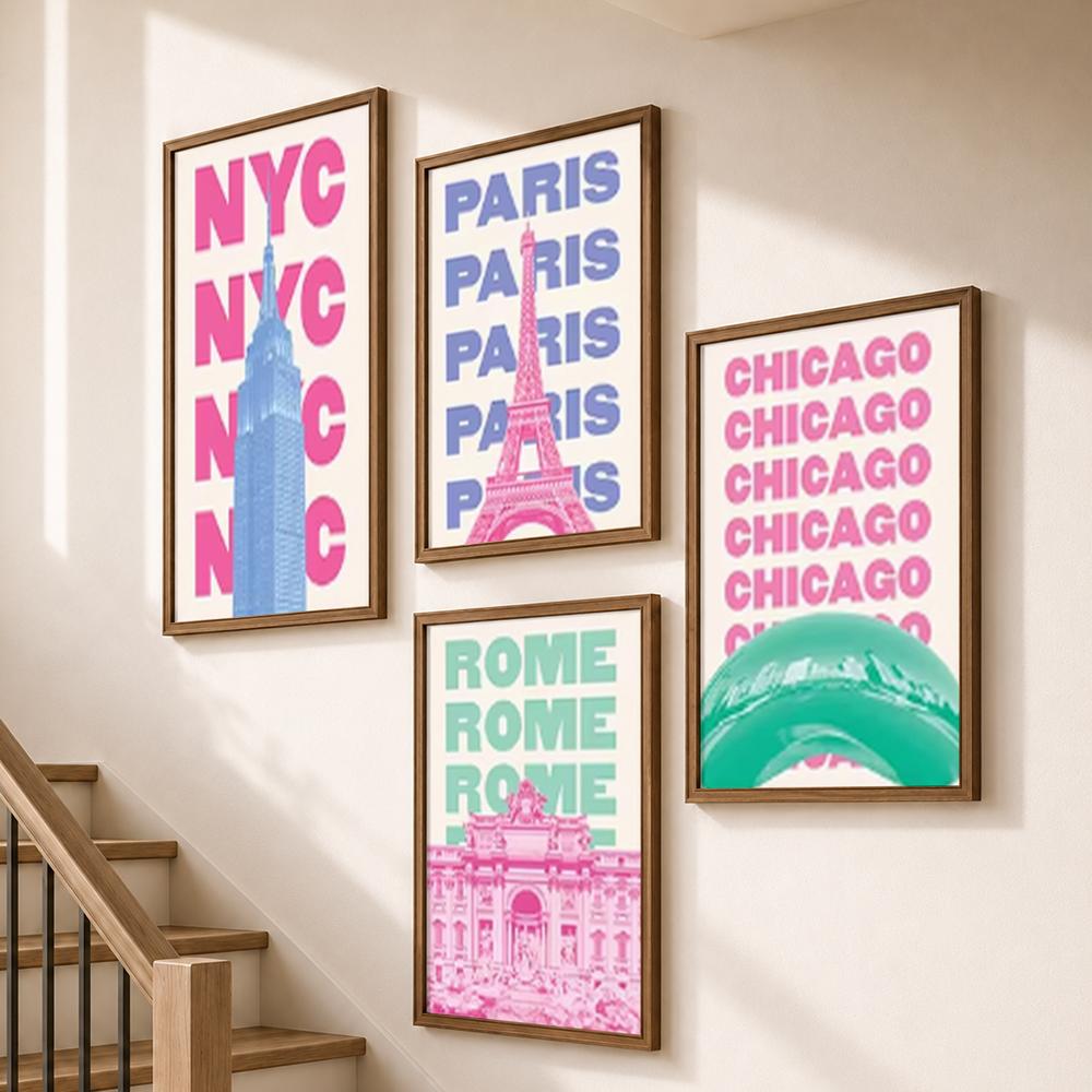 Pastelowe nazwy miast, zabytki – Home Bathroom Name recenzja i cena