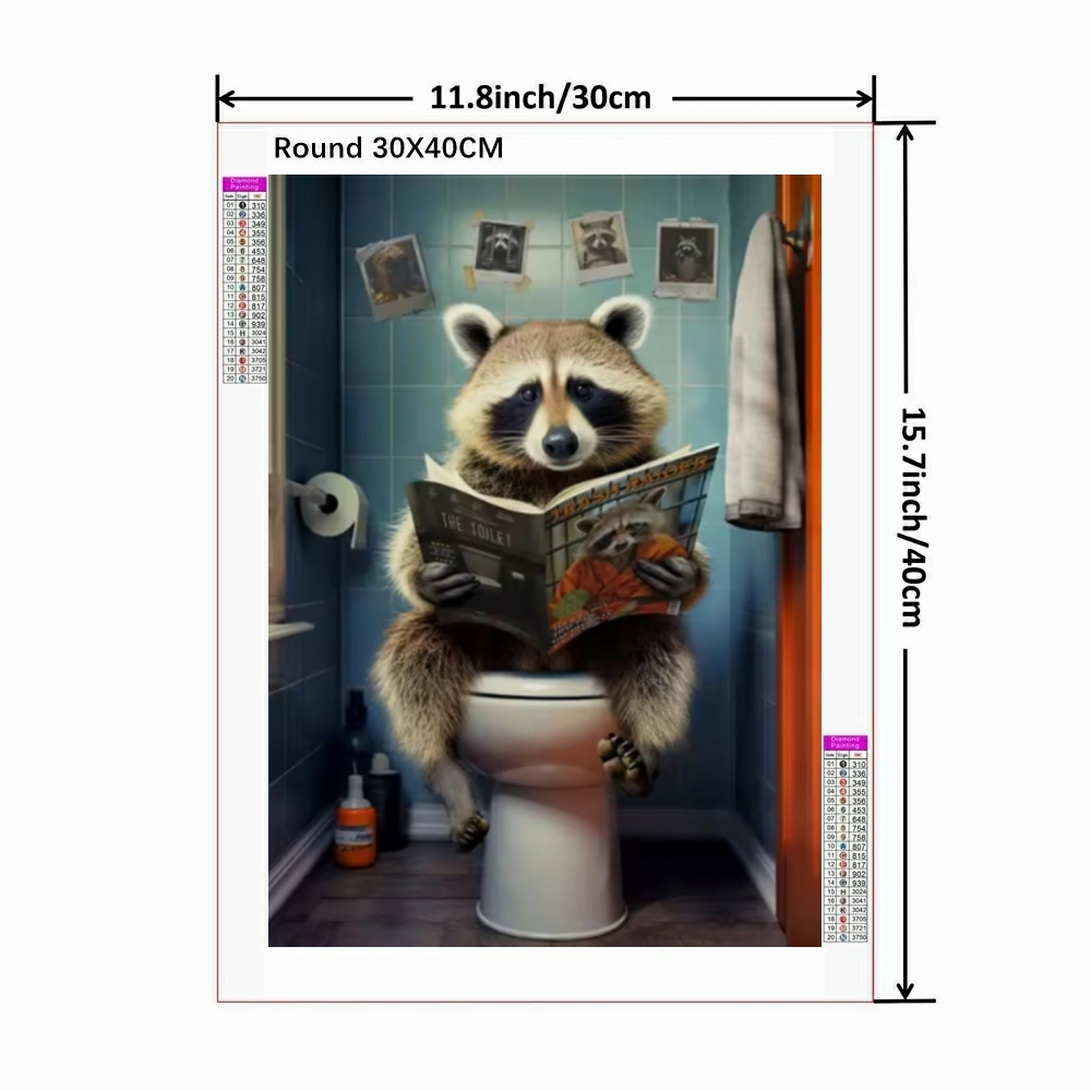 Zwierzęta Diamond Painting Art – Home Bathroom Wallpaper recenzja i cena