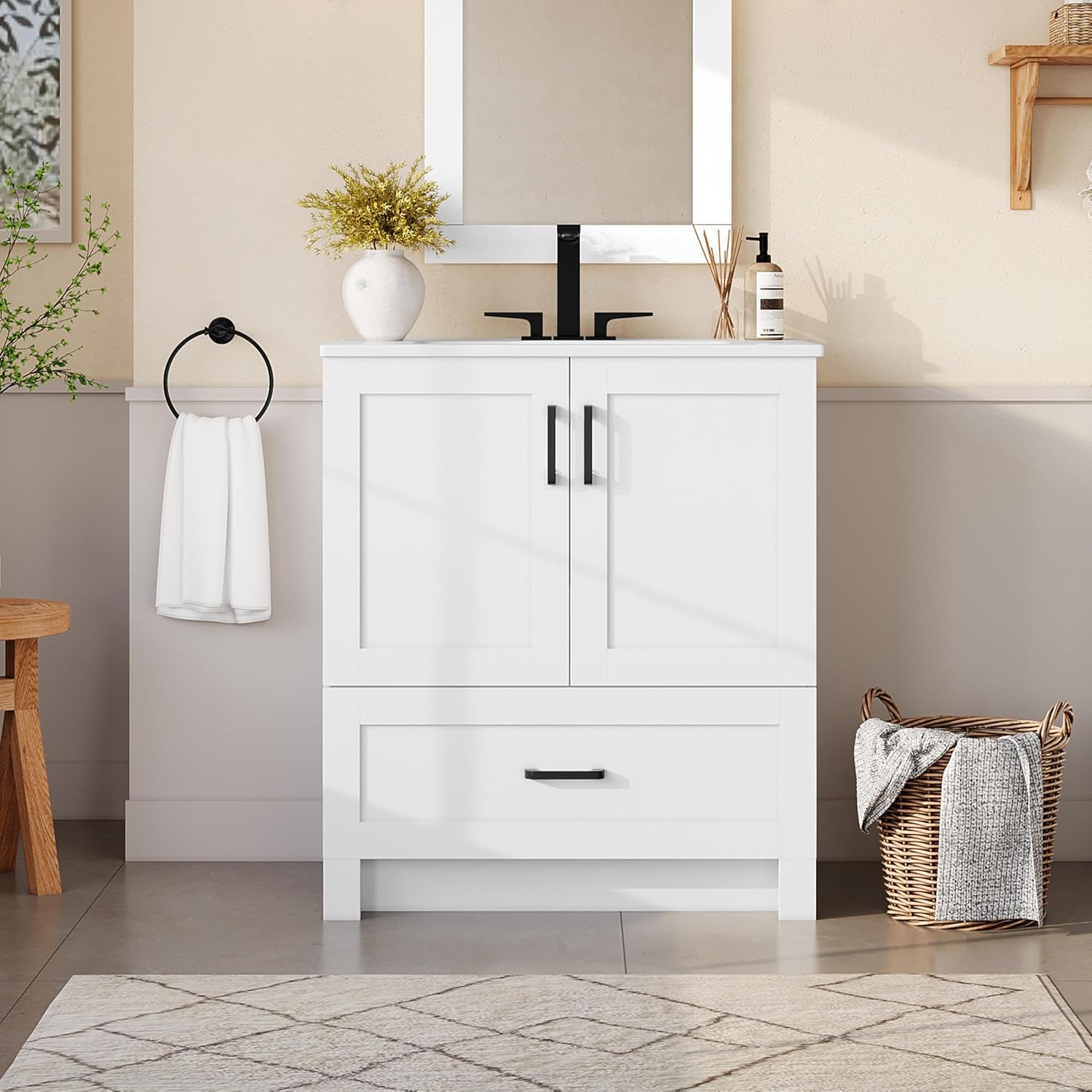 Szafka łazienkowa 30 cali z ce – Home Bathroom Door recenzja i cena