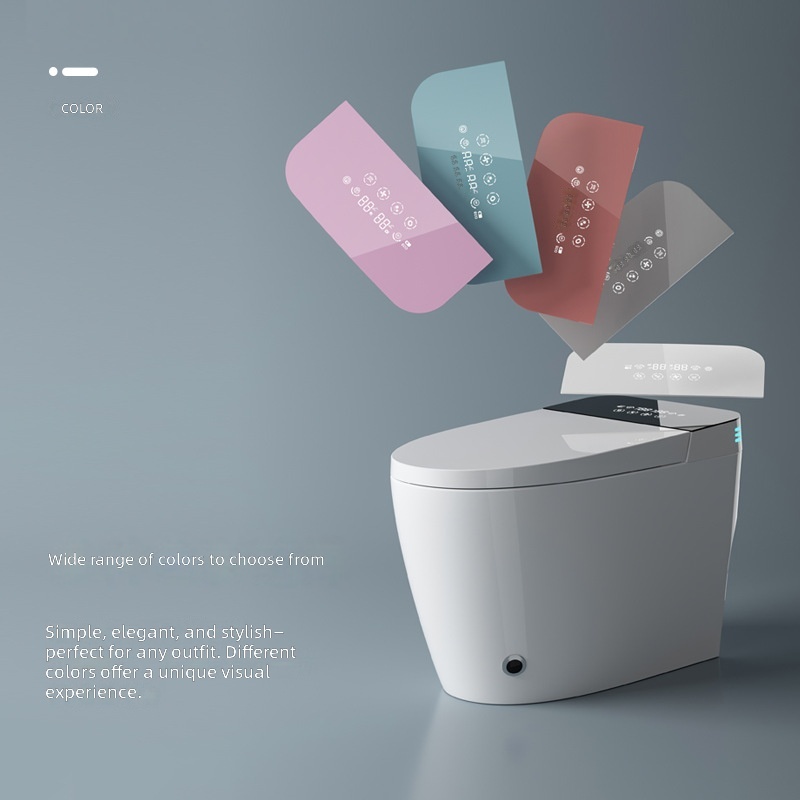 Inteligentna toaleta, różowa,  – Home Bathroom Toilet recenzja i cena