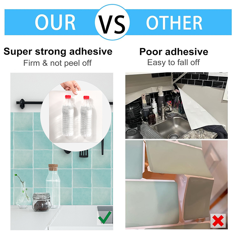 5/10 szt. Trwałe, samoprzylepn – Home Bathroom Wallpaper recenzja i cena