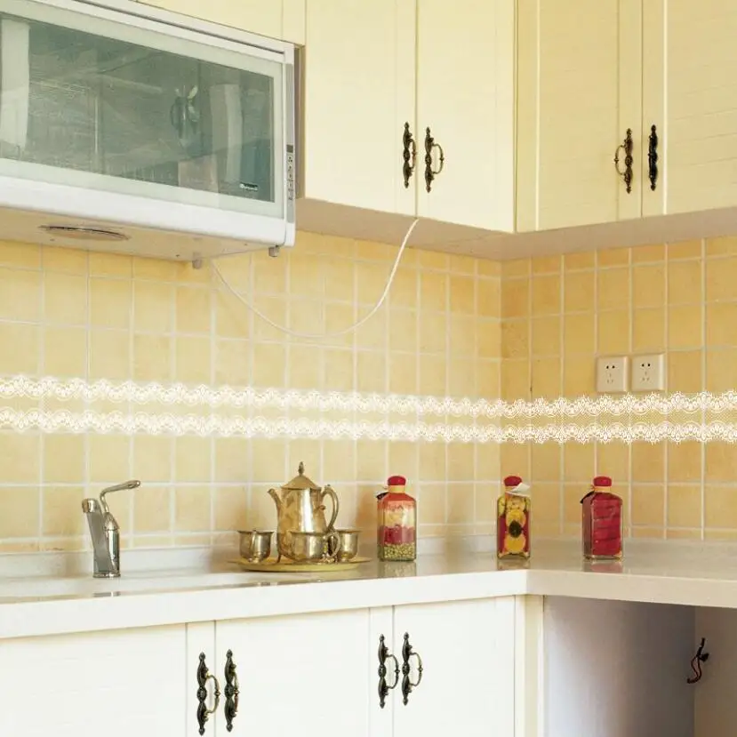 Słodkie koronkowe naklejki na  – Home Bathroom Tiles Design recenzja i cena