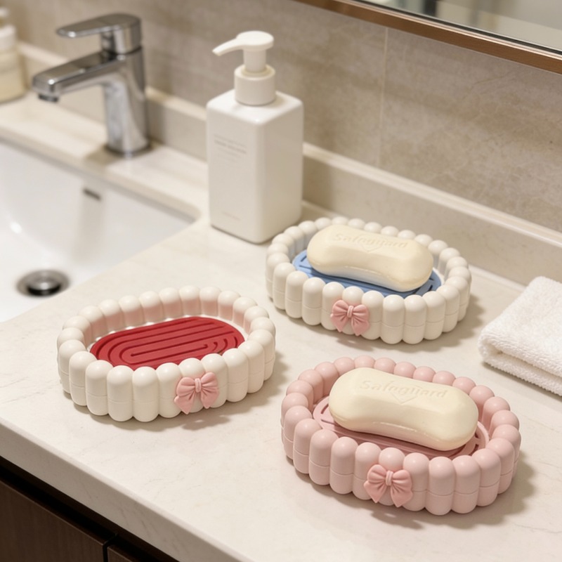 Pojemnik na mydło do łazienki, – Home Essentials Bathroom Rack recenzja i cena