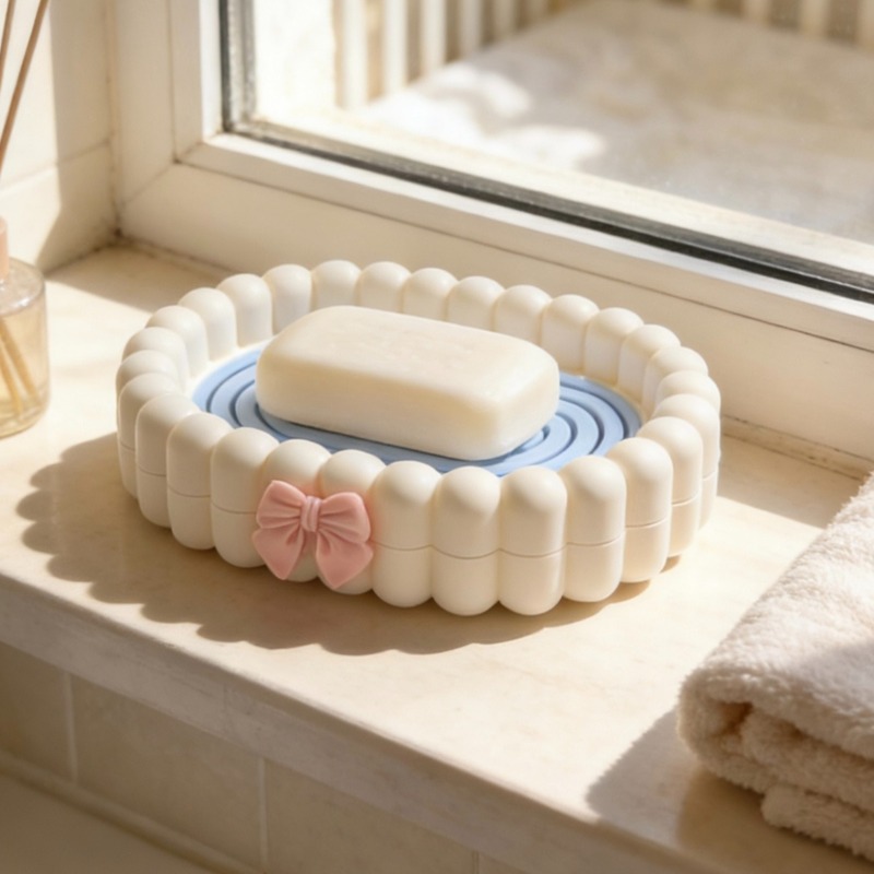 Pojemnik na mydło do łazienki, – Home Essentials Bathroom Rack recenzja i cena