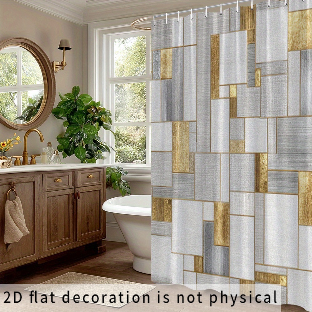 Wodoodporna geometryczna abstr – Home Bathroom Tiles Design recenzja i cena